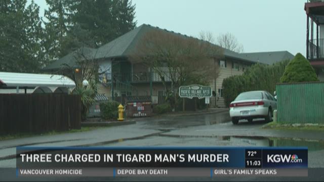 Estranged wife, 2 men charged in murder of Tigard man | kgw.com